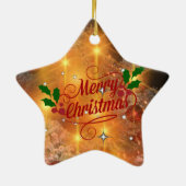 ゴールデンクリスマス セラミックオーナメント (裏面)