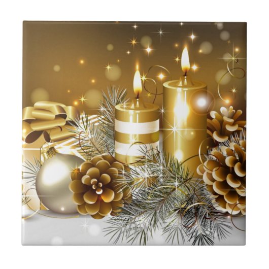 ゴールデンクリスマス タイル (正面)