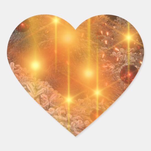 ゴールデンクリスマス ハートシール (正面)