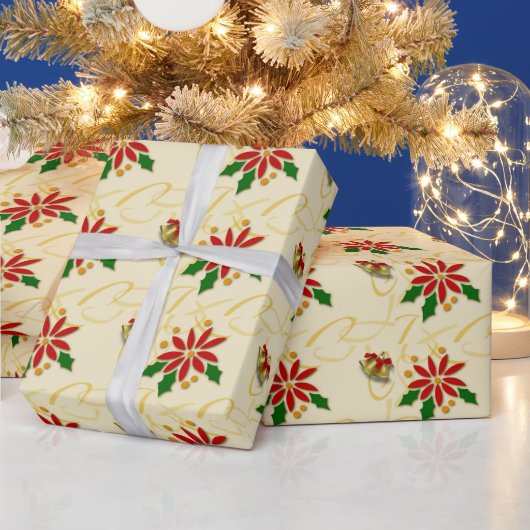 ゴールデンクリスマス ラッピングペーパー (クリスマス)