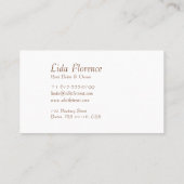 ゴールデンクレセント 名刺 (裏面)