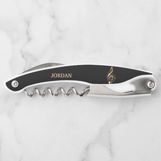 ゴールデンクレフ、 音符記号 ソムリエナイフ (裏面)