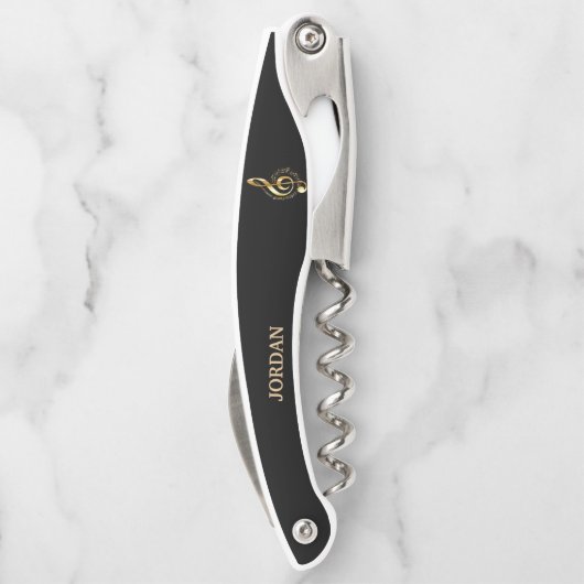 ゴールデンクレフ、 音符記号 ソムリエナイフ (裏面)