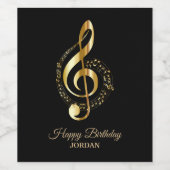 ゴールデンクレフ、 音符記号 ワインラベル (シングルラベル)