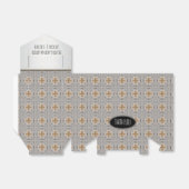 ゴールデンクロスジオメトリックレースパターンパーティーの好意 フェイバーボックス (折り畳みなし)