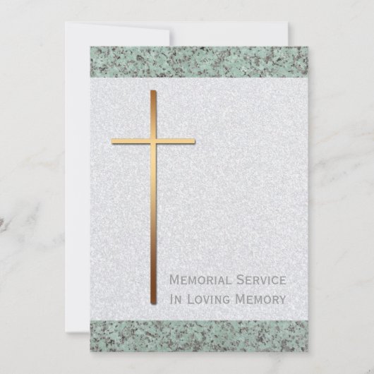 ゴールデンクロスストーン2葬式発表 招待状 (正面)