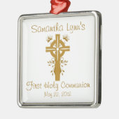 ゴールデンクロスファースト聖餐式オーナメントの恩恵 メタルオーナメント (左)