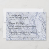 ゴールデンクロスマーブル2 葬儀のお知らせ 招待状 (裏面)