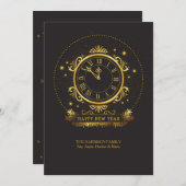 ゴールデンクロックホリデーカード シーズンカード (正面/裏面)