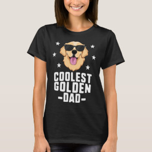 ゴールデンクールパパ男性へリトリエバーニュー犬のオーナー Tシャツ