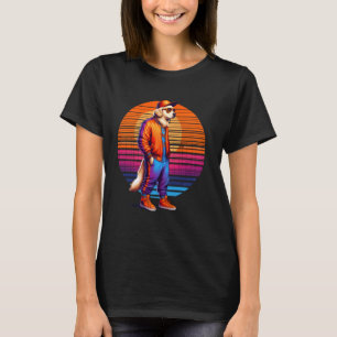 ゴールデンクールレトリエバードッグモダンアーバンスタイルサンセ Tシャツ
