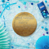 ゴールデンク国際的リスマスナビダッド紙プレート ペーパープレート (パーティー)