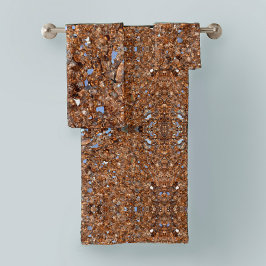 ゴールデングラスブラウン バスタオルセット