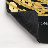 ゴールデングラムチータプリントエキゾチックアニマルプリント マウスパッド (コーナー)