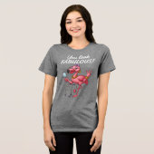 ゴールデングラムフラミンゴ トライブレンドTシャツ (正面全面)