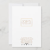 ゴールデングランドオープニングセレモニー招待状カード シーズンカード (裏面)