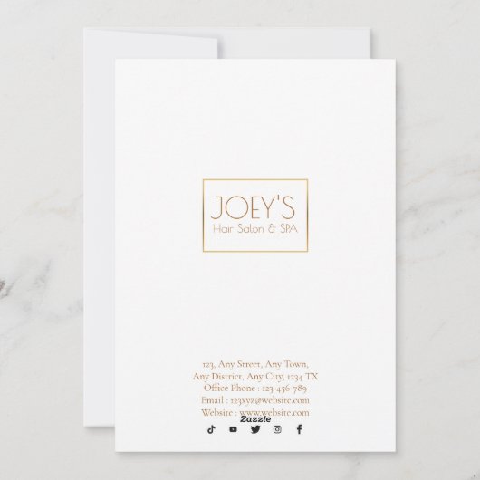 ゴールデングランドオープニングセレモニー招待状カード シーズンカード (裏面)