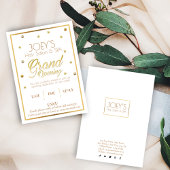 ゴールデングランドオープニングセレモニー招待状カード シーズンカード