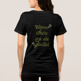ゴールデングリッターのインスピレーション ブラックTシャツ トライブレンドTシャツ