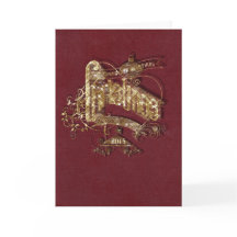 ゴールデングリッタークリスマス – グリーティングカード