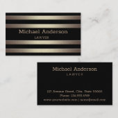 ゴールデングリッターグラデーシストライプのョンのラストライプイト 名刺 (正面/裏面)