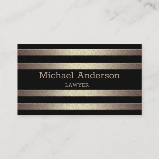ゴールデングリッターグラデーシストライプのョンのラストライプイト 名刺 (正面)