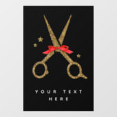 ゴールデングリッターシザーズヘアドレッサースタイリストWin ウィンドウサイン (シート)