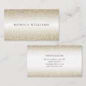 ゴールデングリッターテフェイククスチャ  名刺 (正面/裏面)