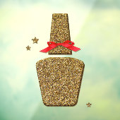 ゴールデングリッターネイルサロンシールのウィンドウのクリック ウィンドウサイン (シート3)