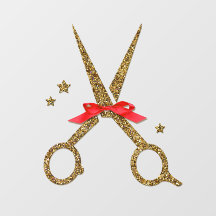 ゴールデングリッターハサミヘアドレッサースタイル