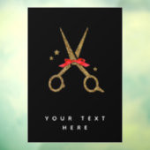 ゴールデングリッターハサミヘアドレッサースタイル ウィンドウサイン (シート3)