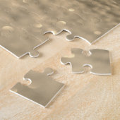 ゴールデングリッターハッピー15th誕生日の写真名year ジグソーパズル (側面)