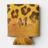 ゴールデングリッターヒョウ印刷 缶クーラー (裏面)