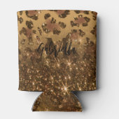 ゴールデングリッターヒョウ印刷 缶クーラー (裏面)