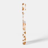 ゴールデングリッターヒョウ印刷 iPhoneケース (左側面)