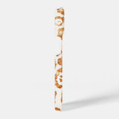 ゴールデングリッターヒョウ印刷 iPhoneケース (右側面)