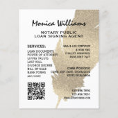 ゴールデングリッターフェザー公証人 チラシ (正面)