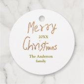 ゴールデングリッターメリークリスマス追加ファミリー名yea フェイバータグ (裏面)