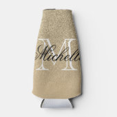 ゴールデングリッターモノグラム ボトルクーラー (正面)
