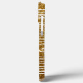 ゴールデングリッター名前をカスタムするケースメイトiPhoneケース Case-Mate iPhoneケース (裏面 / 左)