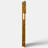 ゴールデングリッター名前をカスタムするケースメイトiPhoneケース Case-Mate iPhoneケース (裏面 / 右)