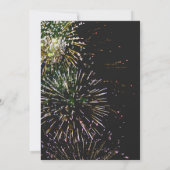 ゴールデングリッター2025年大晦日金ゴールド花火 招待状 (裏面)