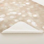 ゴールデングリッター、ぼやけクリスマスの背景。 シェルパブランケット (3/4)