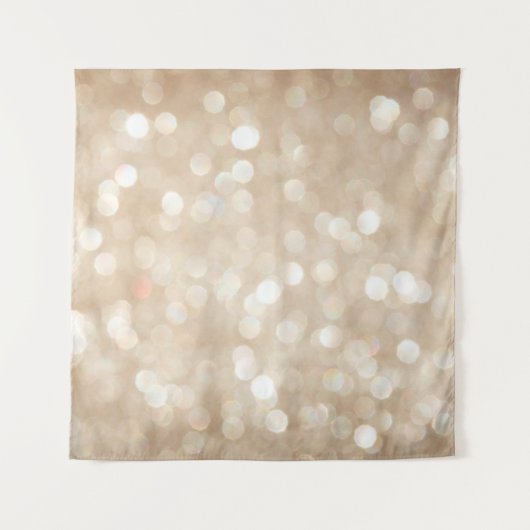 ゴールデングリッター、ぼやけクリスマスの背景。 タペストリー (正面)