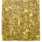 ゴールデングリッター シャワーカーテン (正面)