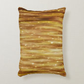 ゴールデングリッター：明るい抽象芸術背景。 アクセントクッション (正面(垂直))