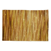 ゴールデングリッター：明るい抽象芸術背景。 枕カバー (裏面)