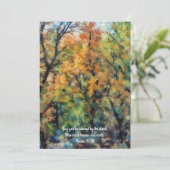 ゴールデングリーンツリーズ信仰バイブル聖句フラットカード サンキューカード (スタンド正面)