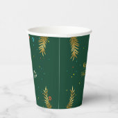 ゴールデングリーンパピードッグキッドの誕生日 紙コップ (右)