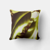 ゴールデングリーン葉 クッション (裏面)